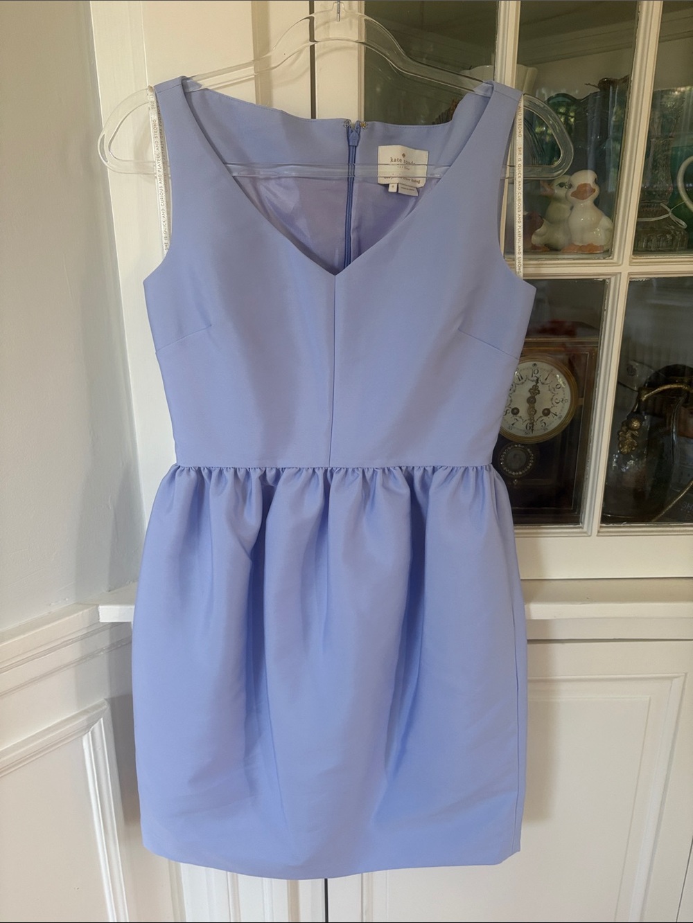 kate spade Lavender Sleeveless V-Neck Fit & Flare Mini Dress